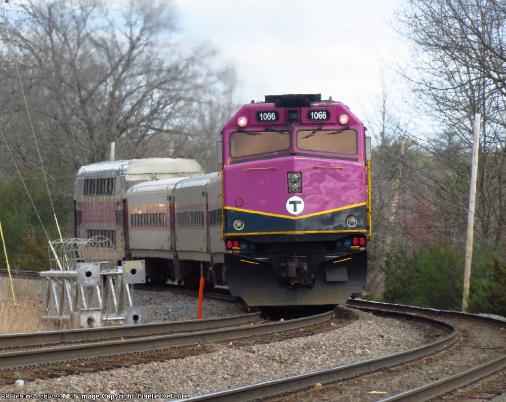 Inbound MBTA Commuter...